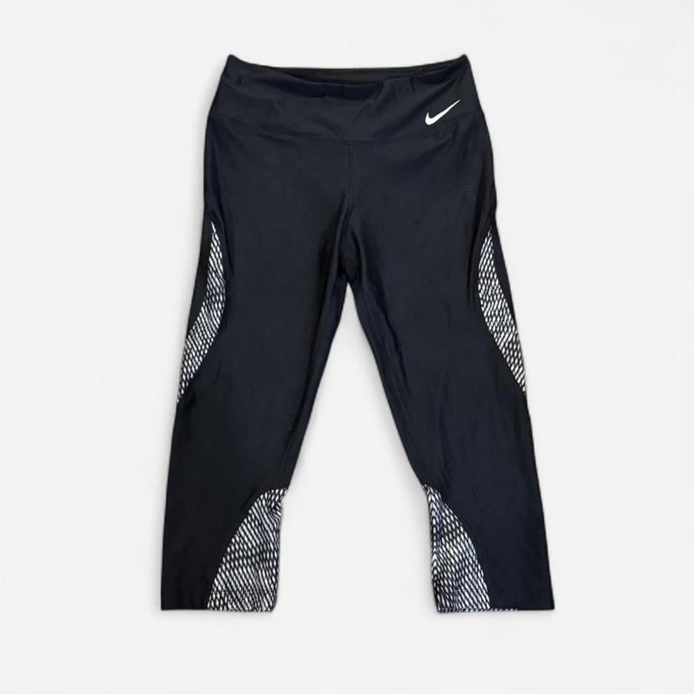 Nike Dri-FIT Capri leggings with abstract design
